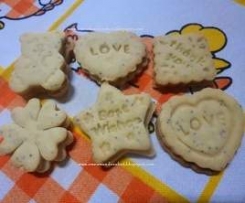 Biscoitos de manteiga e limão com sementes de papoila