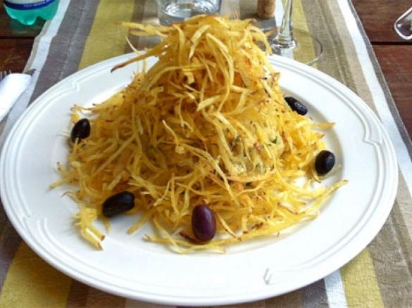 Bacalhau fresco à Brás