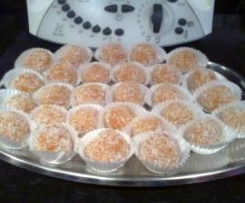 Bolinhos de cenoura e coco