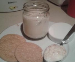Iogurte de Baunilha e Bolacha Maria