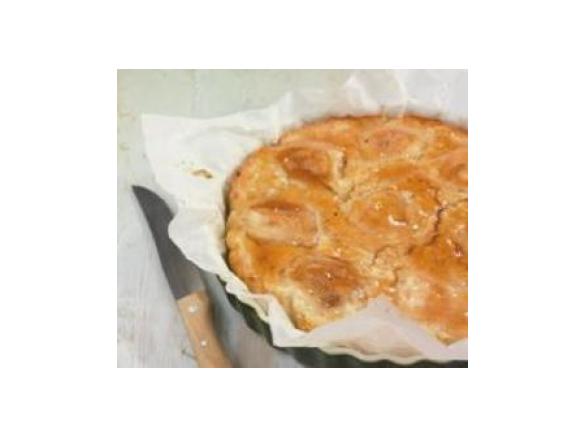 Tarte de pera e amêndoa