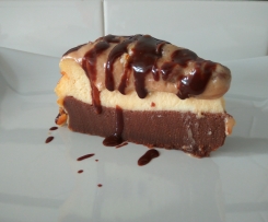 Cheesecake de Brownie com Cookie Dough