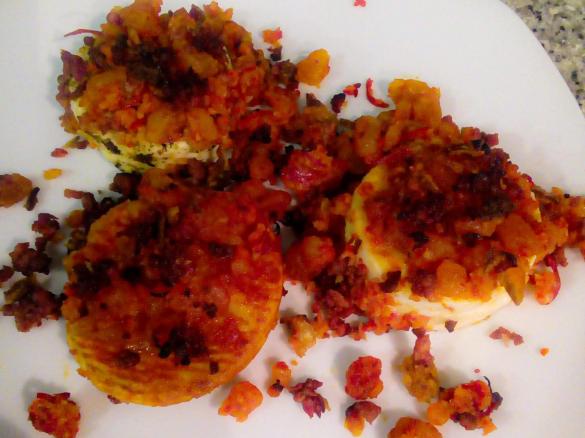 Queijo de cabra com tamaras e paio