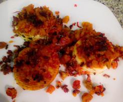 Queijo de cabra com tamaras e paio