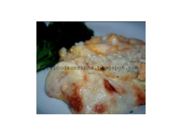 Empadão de Peixe com Puré de Cenoura