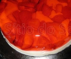 Dupla delícia de gelatina e cuajada