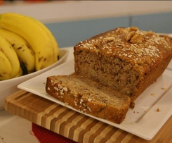 Bolo de Banana com Canela e Nozes