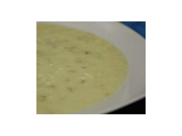 Creme de Legumes Com Peixe e Cogumelos