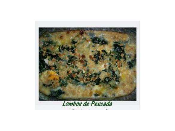 Lombos de Pescada com Espinafres e Ovos