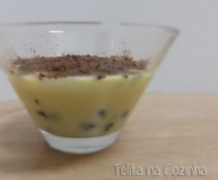 pudim de baunilha com pepitas de chocolate ou, simplesmente, pudim Boca Doce na Bimby