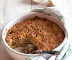 Bolo-Pudim de Maçã,Canela & Pinhões