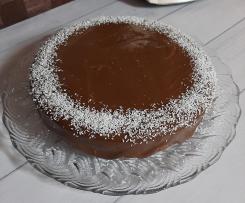 Bolo de chocolate e coco