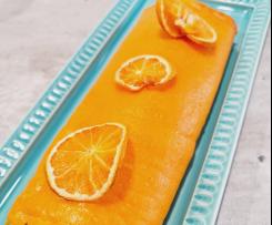 Torta de Cenoura recheada com doce de ovos