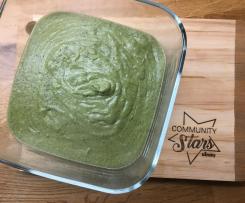 Esparregado de cascas de favas, sem glúten e sem lactose