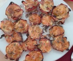 Miniquiches com base de Fiambre