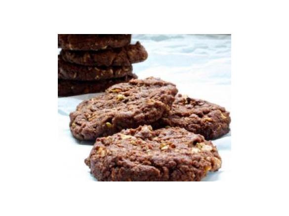 Cookies de Alfarroba e Pistáchios