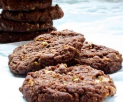 Cookies de Alfarroba e Pistáchios