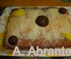 Bolo de côco e mascarpone