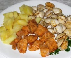 carne de porco a´alentejana