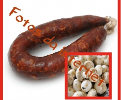 Patê de chouriço com cogumelos