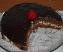 Bolo de chocolate delicioso