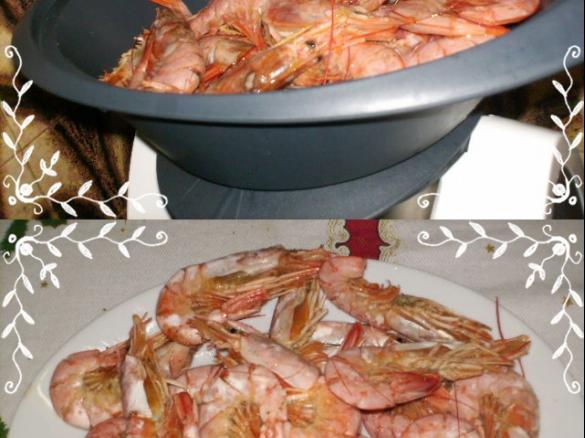 Camarões a lá varoma