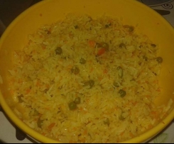 ARROZ DE CENOURA COM ERVILHAS