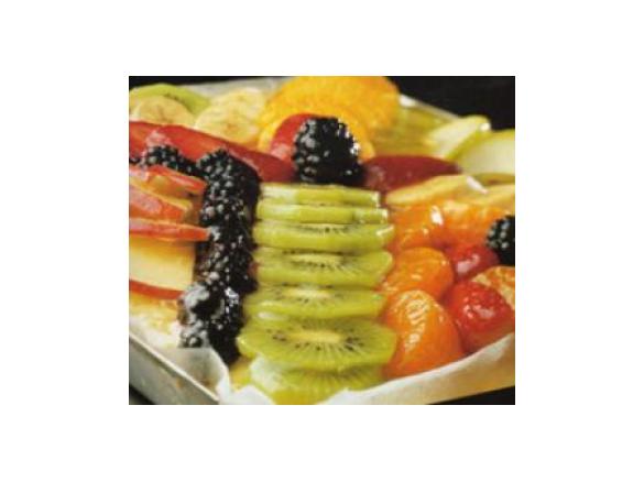 Bolo de iogurte com frutas