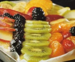 Bolo de iogurte com frutas