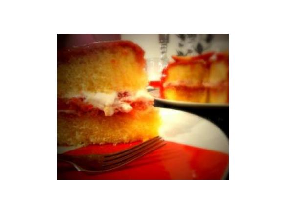 Bolo Fresco de Morangos