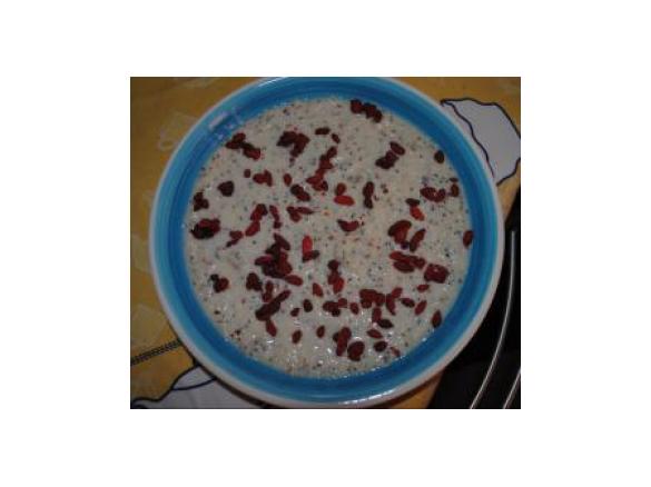 Batido de Aveia e Chia