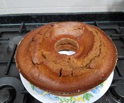 Bolo de Abóbora e canela