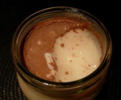 Iogurte de chocolate e laranja