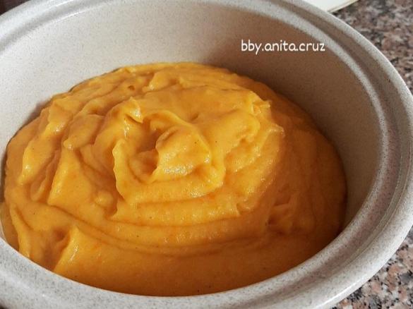 Puré de batata e cenoura