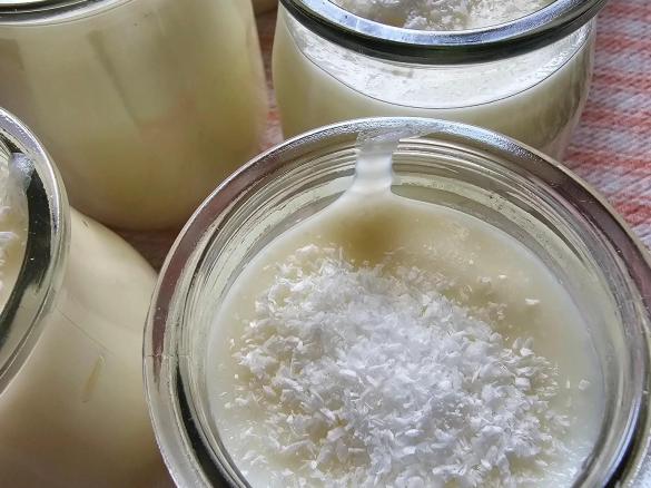 Pudins de côco da Cátinha