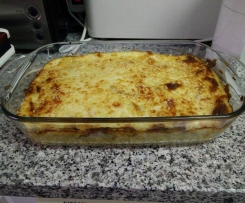 Frango com legumes e arroz gratinado + sopa (receita de demonstração)