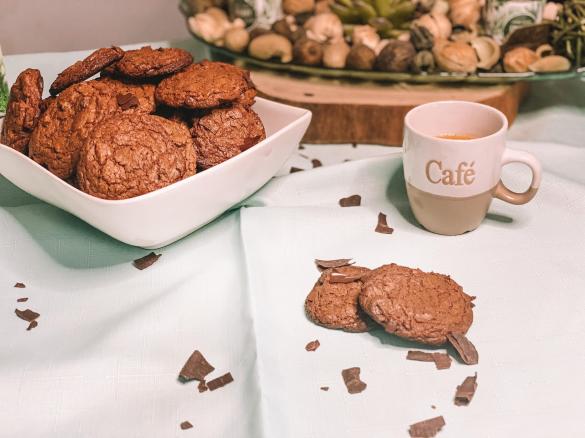 Cookies de chocolate saudáveis