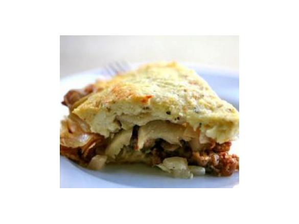 Tarte de Maçã e Salsichas Frescas