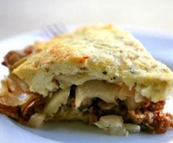 Tarte de Maçã e Salsichas Frescas