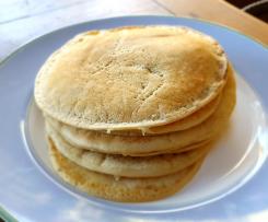 Panqueca doce macia (sem leite, sem ovos, vegan)