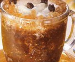 Granizado de café e especiarias