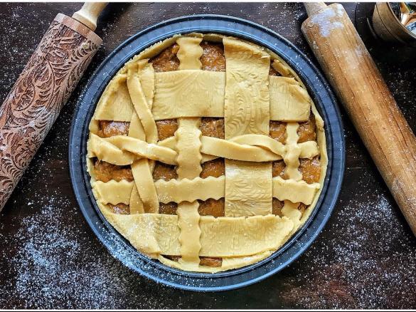 Tarte de abóbora e noz