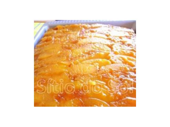 Bolo de Maçã e Caramelo