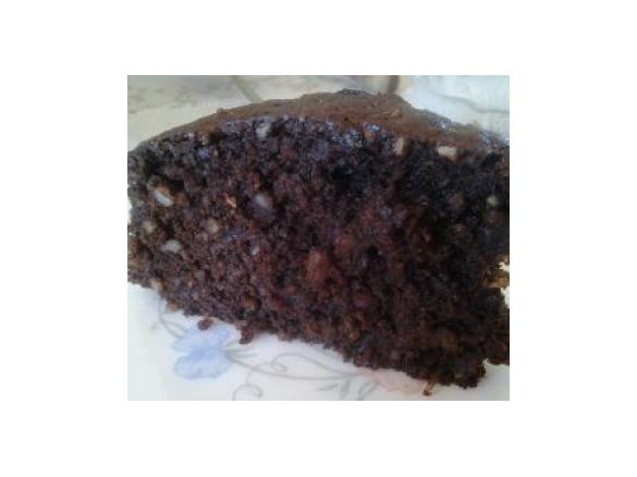 Bolo de alfarroba, amêndoa e gila