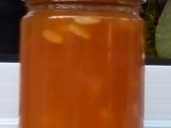 Compota de abóbora com pinhões