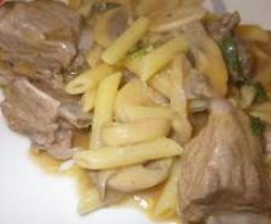 Entrecosto com massa na bimby