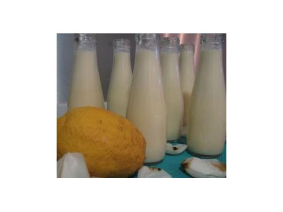 Iogurte líquido de limão