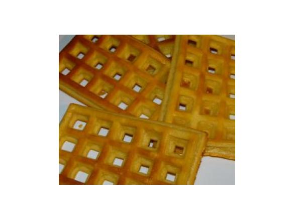 Waffles no forno