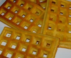 Waffles no forno