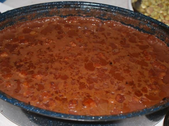 Feijão assado simples e rapido